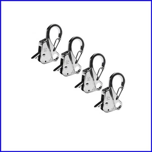 Adjustable One-Hand Boat Fender Clips for Secure Docking - 4 Pack Solutions - Picture 1 of 8