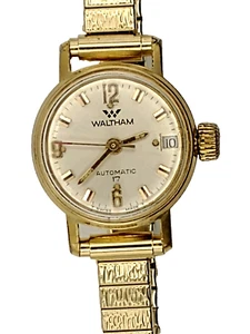 WALTHAM Women's VINTAGE Automatic 17 Jewels Watch, Running, New old stock band - Picture 1 of 8