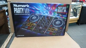 NUMARK PARTY MIX DJ CONTROLLER WITH BUILT-IN LIGHT SHOW - Picture 1 of 8