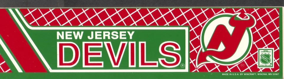 Pegatina de parachoques sin pelar New Jersey Devils WinCraft Foto 1 de 1