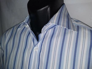 Trizzi Hemd 15,5 39 Langarmshirt gestreift Made In Italy - Bild 1 von 7