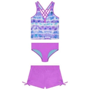Gerry Youth 3-piece Swim Set, Purple Girls Sz M (10/12) NWT - Picture 1 of 6
