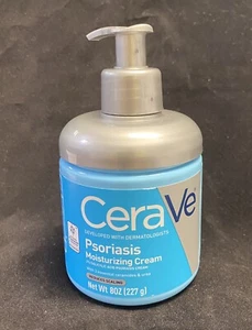 Cerave PSORIASIS MOISTURIZING CREAM 2% SALICYLIC ACID Reduce SCALING 8 FL OZ. - Picture 1 of 6