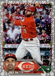 2023 Topps Holiday Metallic Snowflake #H14 Joey Votto Cincinnati Reds - Bild 1 von 2