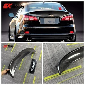 Forged/Carbon Fiber/Gloss HighKick Trunk Spoiler Fit LEXUS IS250 IS350 ISF 06-12 - Picture 1 of 45