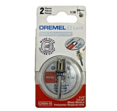 Dremel EZ Lock EZ404-01 1-1/4" Cut-off Wheel (EZ402 & EZ426CU) - NEW - Image 1 of 2