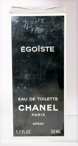 Chanel Egoiste 50 ml (1,7 oz) Vintage Splash EdT Toilette - Primera Fórmula 1990-94 - Imagen 1 de 3