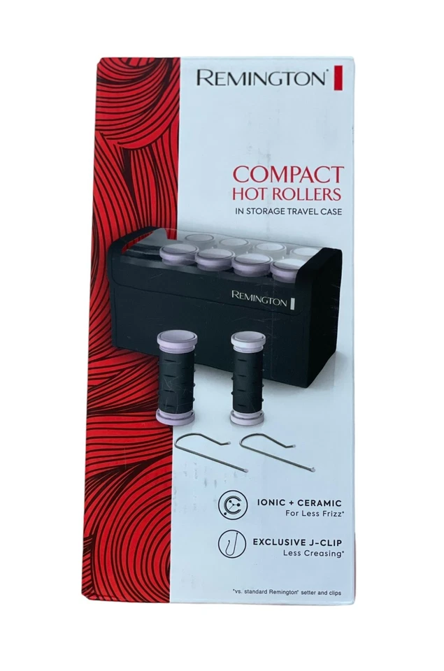 Rodillo caliente compacto de cerámica de doble voltaje Remington, setter de cabello y rizador (C4) Foto 1 de 4