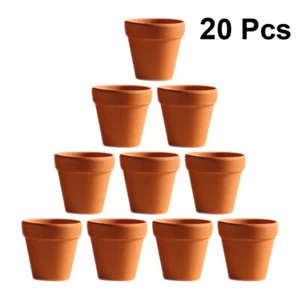 20PCS Pottery Clay Planters Flower Nursery Pots Air Planter Pot Statue Planter - Picture 1 of 9