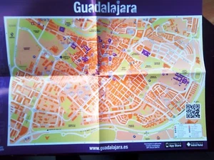 Sheet City Map Guadalajara Spain - Picture 1 of 1