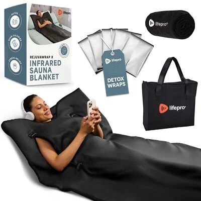 LifePro Infrared Sauna Blanket for Detox & Relaxation – Portable Far Infrared - Image 1 of 4