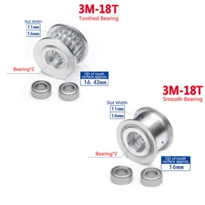 3M 18T Idler Timing Belt Pulley Synchronous Wheel For 10mm 15mm Width Belt New - Picture 1 of 4