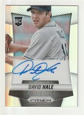 david hale 2014 panini prizm silver rookie auto braves