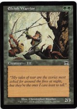 Elvish Warrior *Common* Magic MtG x1 Onslaught SP