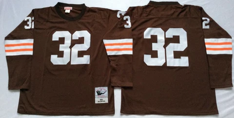 Throwback Cleveland Browns Jim Brown Vintage Jersey Cover
