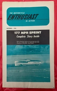 1965 Harley-Davidson "ENTHUSIAST" Dec. - Original Motorcycle Magazine - Picture 1 of 5