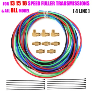 KIT DE LÍNEA DE AIRE DE 4 líneas para transmisión EATON FULLER para perilla de cambio 13 15 18 velocidades - Imagen 1 de 10