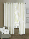 Luxury Crushed Velvet Curtains Ready Made Eyelet Ring Top Pair Lined Curtain 