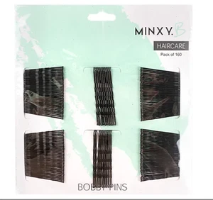 BOBBY PINS X QTY 320 A GRANEL 55 MM NEGRO PARA HERMOSOS PEINADOS 2 x 160 PKTS - Imagen 1 de 4