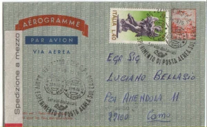 Annullo tematico ITALIA - 1975 - LBF/3254 - 50° ANNIVERSARIO VOLI SPERIMENTALI S - Imagen 1 de 1