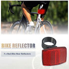 Bike Reflectors 2.8Cm 1.10" Id Bicycle Warning Reflector Bike Accessories Red