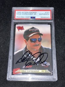 Dale Earnhardt 1993 Action Packed Card PSA (d.2001) Sr