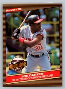 1986 Donruss Highlights Joe Carter #42 - Picture 1 of 2