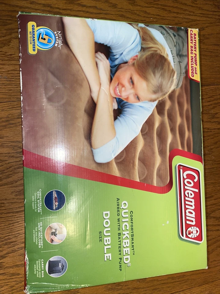 Coleman #5998L300 Twin Airbed Comfortsmart Quickbed -New - Image 1 of 1