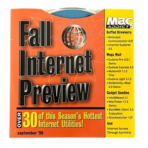 MacAddict CD-ROM The Disc September 1999 #37 Fall Internet Preview - Picture 1 of 1