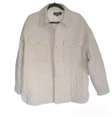 Chaqueta Camisa Acolchada Coffee Shop Talla Mediana Foto 1 de 4