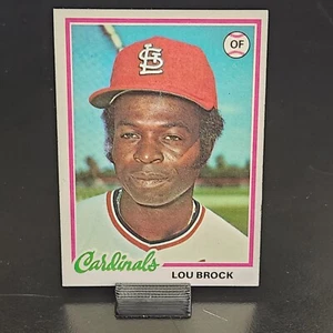 1978 Topps #170 Lou Brock St. Louis Cardinals NM - Picture 1 of 10