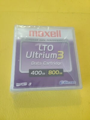 Medios de cinta Maxell LTO-3 Ultrium 400 800 GB LTO3 183900 W3B Foto 1 de 2