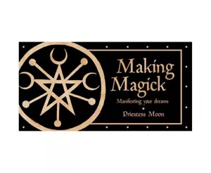 Making Magick Manifesting Your Dreams Spiritual Guide Cards by Priestess Moon - Picture 1 of 4