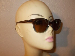 Maui Jim Honi MJ 758-22B Brown Blue Frame Brown Glass Polarized Lens Sunglass - Picture 1 of 13