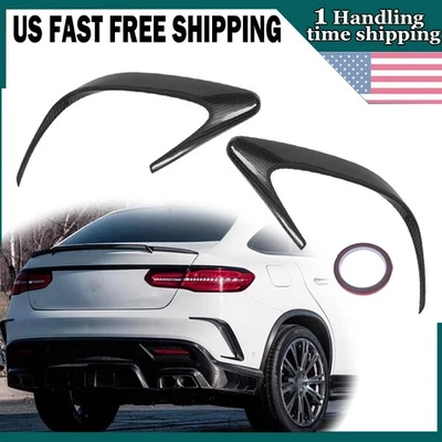 Aletas de ventilación de parachoques trasero de fibra de carbono para Benz C292 Sport GLE63 GLE43 15-19 Foto 1 de 4