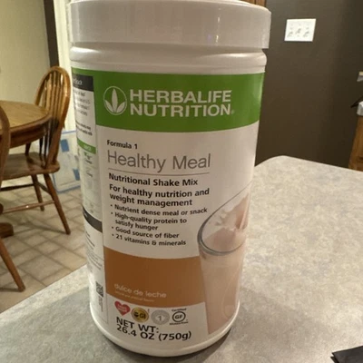 Mezcla de batido nutricional Herbalife Fórmula 1 Healthy Meal - Dulce de Leche - 750 g Foto 1 de 2