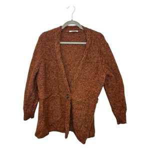 Pendleton Burnt Orange Wool Marled Cardigan Coat | 1X Cozy Cabincore Knit - Bild 1 von 5