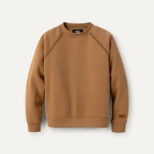 UGG klassisches Sweatshirt mit Rundhalsausschnitt in Kastanie - neu mit allen Originaletiketten - Bild 1 von 4