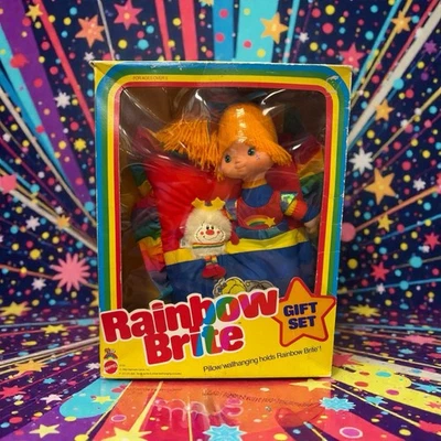 JUEGO DE REGALO MUÑECA MATE ARCO IRIS BRITE SIN USAR, EN CAJA ORIGINAL, DE COLECCIÓN DIFÍCIL DE ENCONTRAR ~ Foto 1 de 4