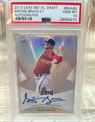 Archie Bradley - 2013 Leaf Metal Draft Auto #BAAB2 MLB Rookie Prospect - PSA 10 - Image 1 of 2