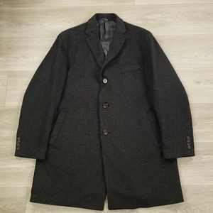 Cardinal of Canada Overcoat Men's 48R Wool & Cashmere Three Button Single Vented - Picture 1 of 15