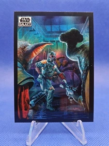 🔵 2022 Topps Chrome Star Wars Galaxy BOBA FETT AMBUSHED! #61 Refraktor - Bild 1 von 2