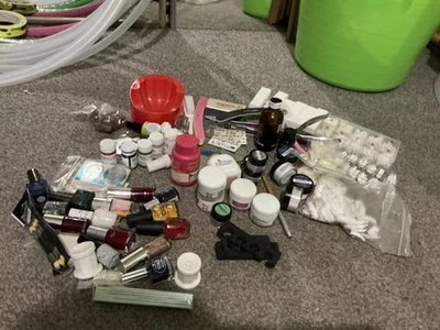 Acrylic Nail Kit Ez Flow Powders And Accessories For Nail Art - Image 1 of 4