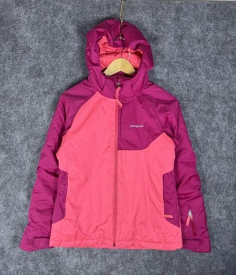 Patagonia Girls 2XL 16-18 Snowbelle Insulated Ski Snow Jacket Pink/Hot Pink H2No - Image 1 of 4