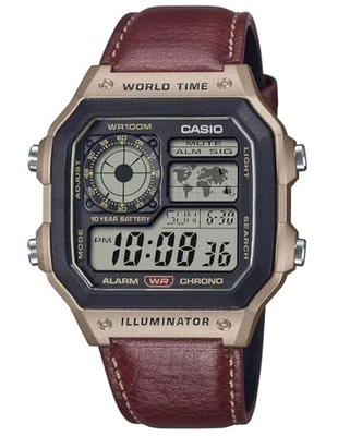 Аналоговые кварцевые часы Casio Uni с ремешком AE-1200WHL-5AVEF - Изображение 1 из 4