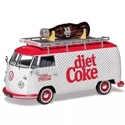 Minicar 1/43 Diet Coke Vw2 T1 Split Screen Panel Camper Van Cork Bottle Loading  - Image 1 of 2