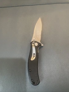 USA Discontinue 2009 Kershaw 1735 R.J. Martin Machine Grooved Folden Clip Knife - Picture 1 of 5
