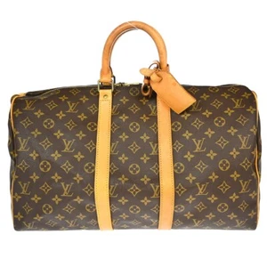 LOUIS VUITTON KEEPALL 45 DUFFLE HANDBAG MONOGRAM M41428 VI8909 XX32566 - Picture 1 of 7
