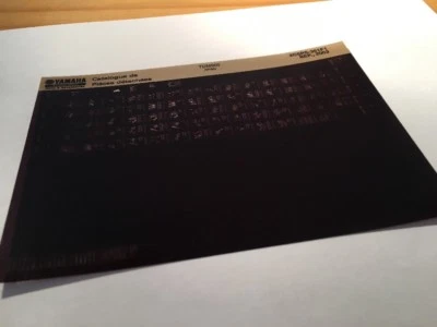 Yamaha TDM900 5PS6 TDM 900 900TDM Micro Enchufe Piezas List Catálogo Microficha - Imagen 1 de 2