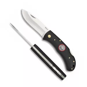 NAVAJA TEMPLARIOS SIMBOLO CABALLEROS HOJA DE 7,6 CM, INOX. CAMPING CAZA - Imagen 1 de 1